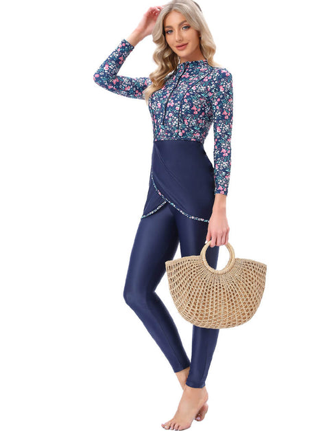 Muslim Sport Swimwear Women Modest Burkinis Wear Long Sleeves Swimsuit