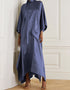 Bright Grey Heavy Designer Heavy Maxi Dress