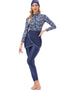 Muslim Sport Swimwear Women Modest Burkinis Wear Long Sleeves Swimsuit