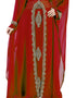 Beautiful Red Colored Georgette Heavy Farasha