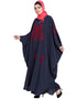Chic Thread Embroidered Nida Kaftan Blue