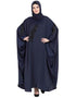 Modern embellished patch Nida Kaftan Navy Blue