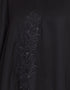 Muslim embellished patch Nida Kaftan Black Women Online shopping USA