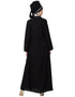 Arabic Extra contrast Jacket executive Abaya Blue