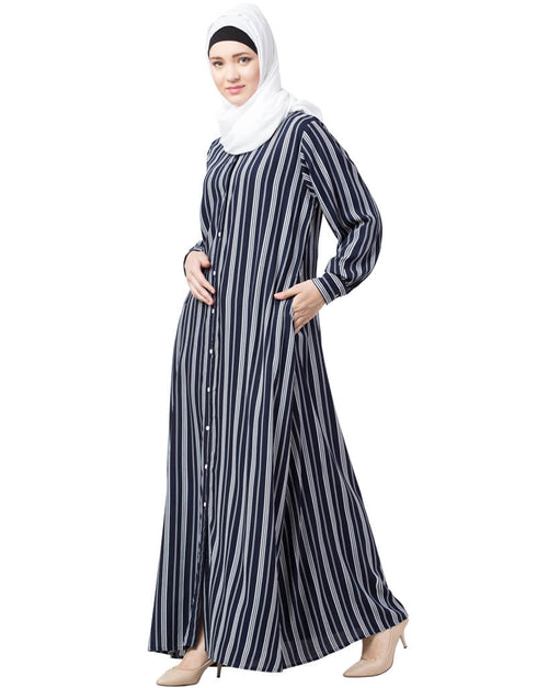 Islamic Extra Nose Piece Head To Toe Free Size Jilbab Cream