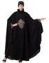 Chic Center Embroidered Irani Kaftan Black