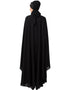 Chic Center Embroidered Irani Kaftan Black