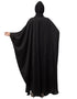 Trendy Hand work across front Antique Brass embroidery Nida Kaftan Black