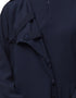 Muslimah Extra Jacket style Panel Executive Abaya Navy Blue