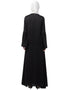 Islamic Hand embroidery on front and bell sleeve A line Abaya Black