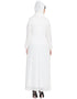 Muslim Hand embroidered Off White Wedding Abaya Off White