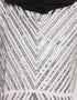 Modern Sequins beads Hand work Pink