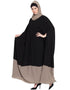 Islamic Contrast bottom Irani Kaftan Black