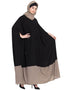 Islamic Contrast bottom Irani Kaftan Black