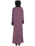 Modern Front Open embroidered Dubai Kaftan Purple