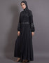 Dubai Embellished Burqown Black