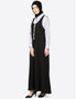 Chic Executive two color Abaya Black