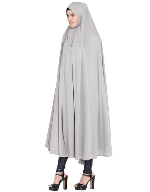 Dubai Head to calf Grey Jilbab Grey