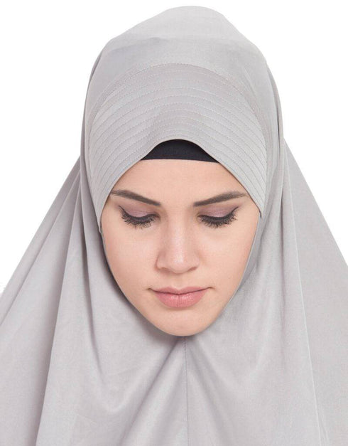 Dubai Head to calf Grey Jilbab Grey