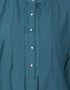 Women reverse panel front open Abaya Teal