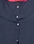 Modest extra jacket front open Casual abaya Blue