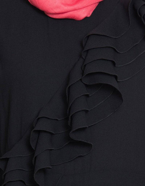 Modern Frilled Executive pant Abaya Black