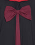 Modest Kaftan style bow abaya Black
