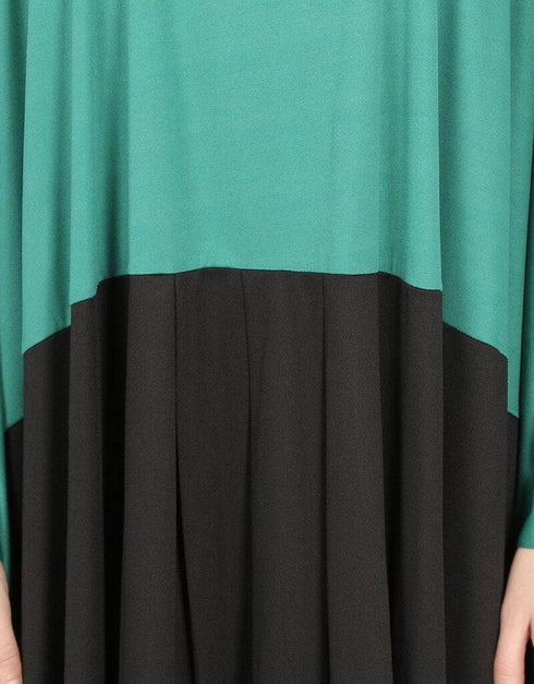 Arabic two color Kaftan Blue