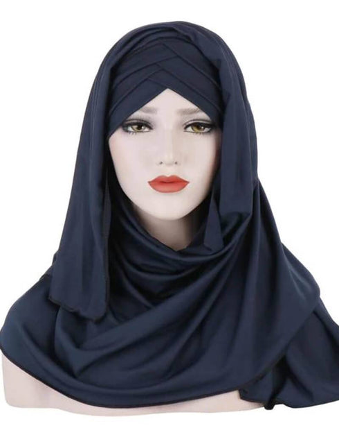 Full Cover Jersey Hijab Clothing - 3 Cross Layers