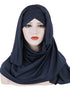 Full Cover Jersey Hijab Clothing - 3 Cross Layers