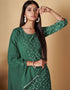 sleek mint green georgette heavy designer suit collection here with mint green georgette 13427-prt19290 Side View