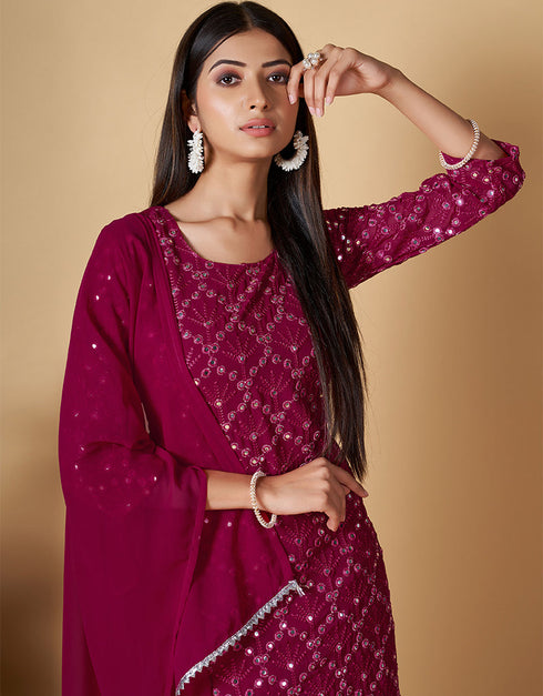 glamorous rani georgette heavy designer suit collection here with rani georgette 13427-prt19293 Side View