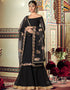 classy black georgette heavy designer suit collection here with black grgetsntn 13438-prt19372 Front View