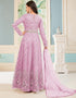 sleek pink net heavy designer suit collection here with pink japan satin 13441-prt19384 Close-up View