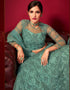 sophisticated turquoise net with silk trendy designer party wear lehenga choli with turquoise net with silk 13446-prt19409 Close-up View