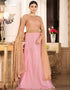 elegant peach net designer party wear readymade salwar suit with peach santoon 13447-prt19416 Close-up View