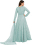 sophisticated sky net designer party wear readymade salwar suit with sky japan satin 13448-prt19420 Front View