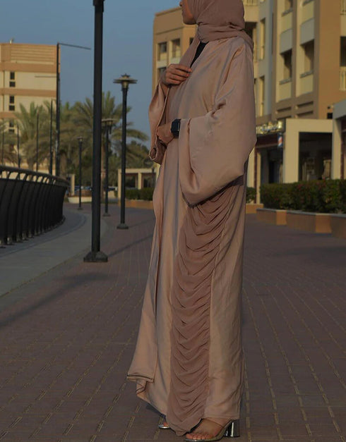 Open Abaya Dubai Style Kaftan For Muslim Women Long Dresses