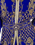 Designer Royal Blue Georgette Hand Zari Embroidery Kaftan