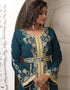 Muslimah BottleGreen Georgette Stone Embroidery Moroccan
