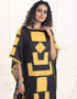 Modest Black color Brasso Kaftan