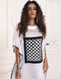 Dubai Smoky White Handmade Farasha Kaftan