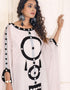 Muslim White resort Beach Wear Farasha Style Kaftan
