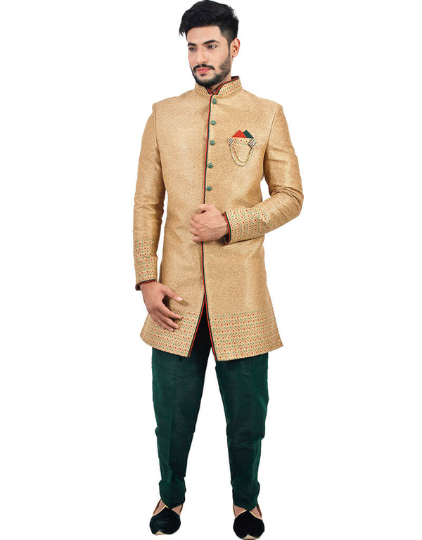 Natural Jute Indo western Juit Silk Pant