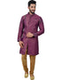 Purple Indo western Art Silk Chudidaar