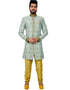 Multi Indo western Zari Brocade Silk Chudidaar