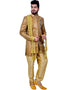 Deer Indo western Zari Brocade Silk Chudidaar Closure View