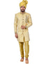 Golden Indo western Zari Brocade Silk Chudidaar