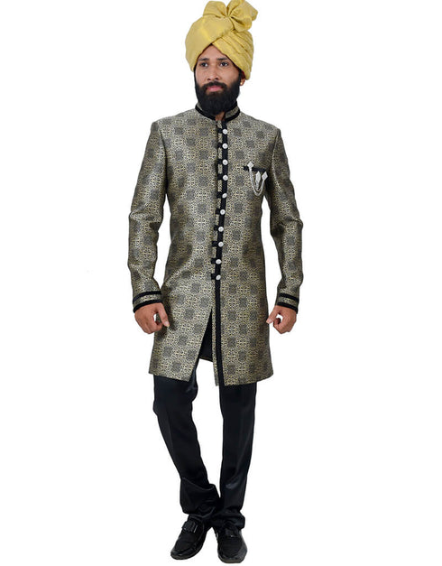 Multi Indo western Art Brocade Silk Pant