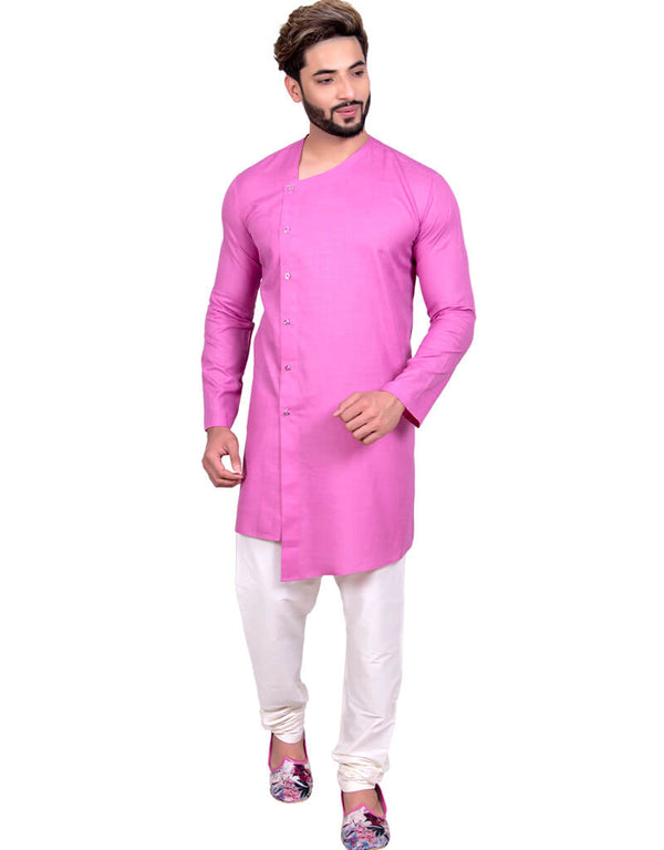 Fuchsia Indo western Cool Cotton Chudidaar